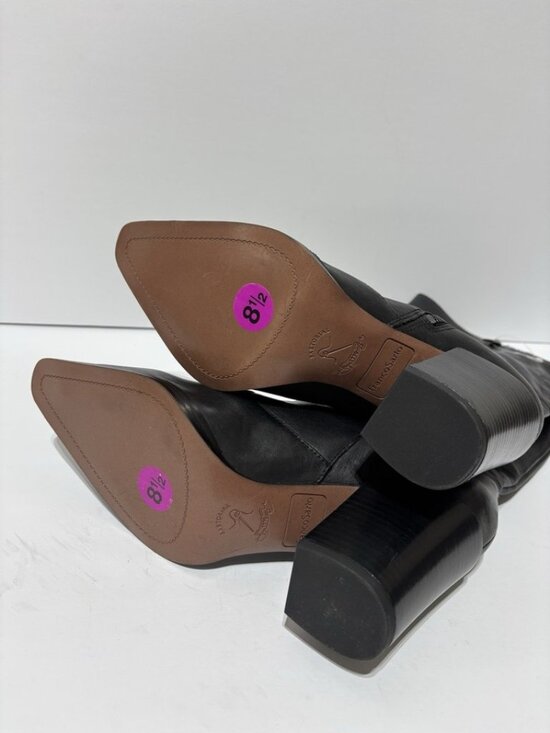 Franco Sarto Women’s Jaxon Black Leather Boots, Size 8.5 M - Picture 6 of 6